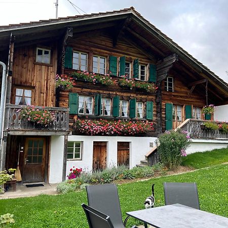 Alpenchalet Haldeli Gstaad Ferienwohnung Im 1-Stock Exterior foto