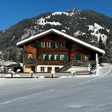 Alpenchalet Haldeli Gstaad Ferienwohnung Im 1-Stock Exterior foto