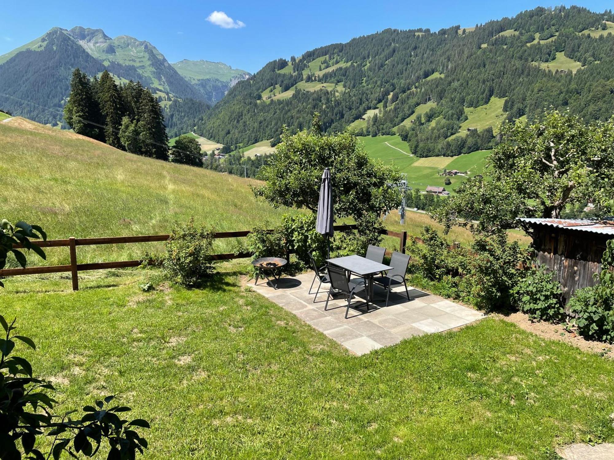 Alpenchalet Haldeli Gstaad Ferienwohnung Im 1-Stock Exterior foto